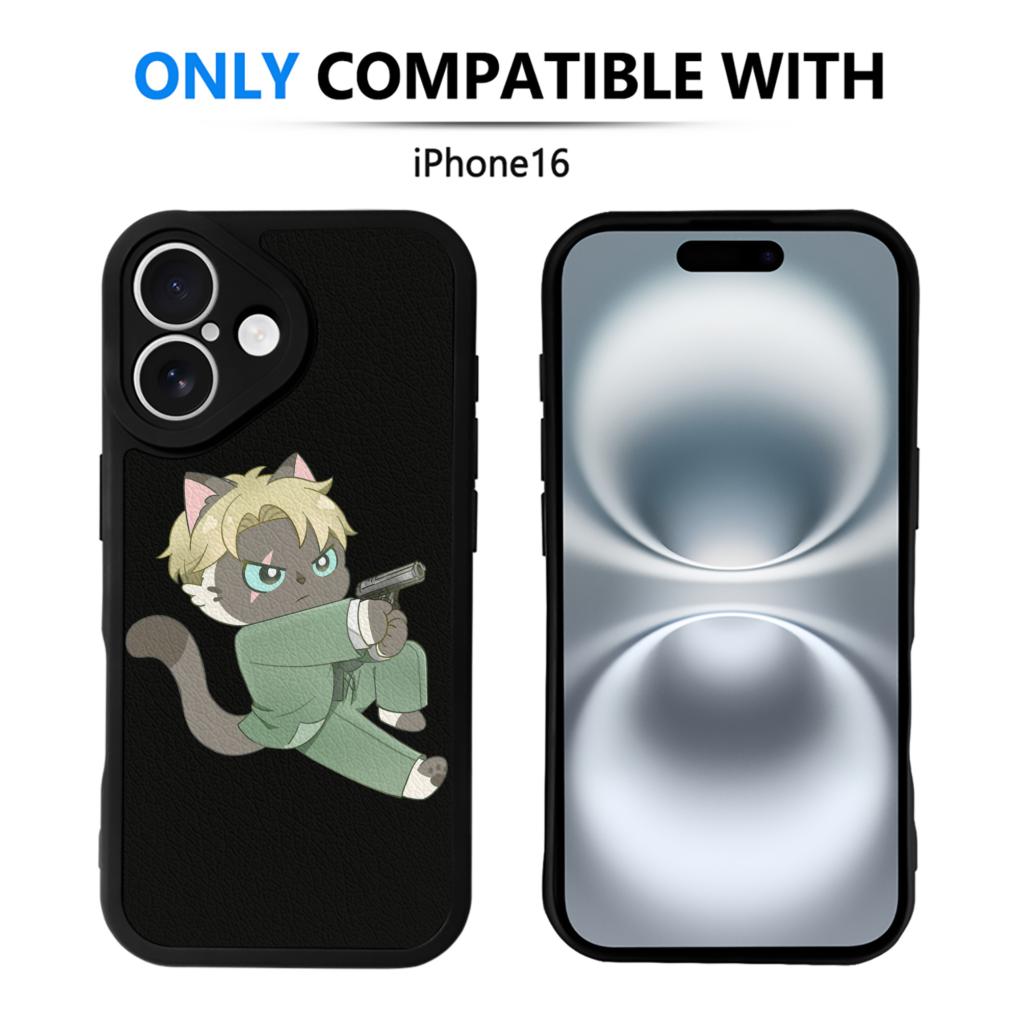 （画像用） SPY×FAMILY间谍家家酒 【iPhone 16シリーズ対応】シリコンスマホケース（レザー調） 材質：シリコン